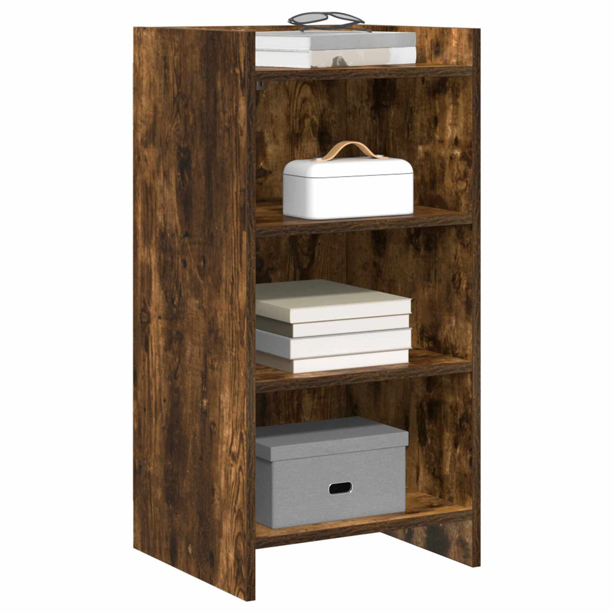 Vidaxl dressoir gerookt eiken 40 x 36 x 80 cm bewerkt hout
