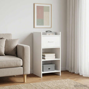 Vidaxl dressoir wit 40 x 36 x 80 cm bewerkt hout