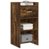 Vidaxl dressoir gerookt eiken 40 x 36 x 80 cm bewerkt hout