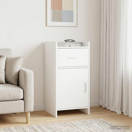 Vidaxl dressoir wit 40 x 36 x 80 cm bewerkt hout