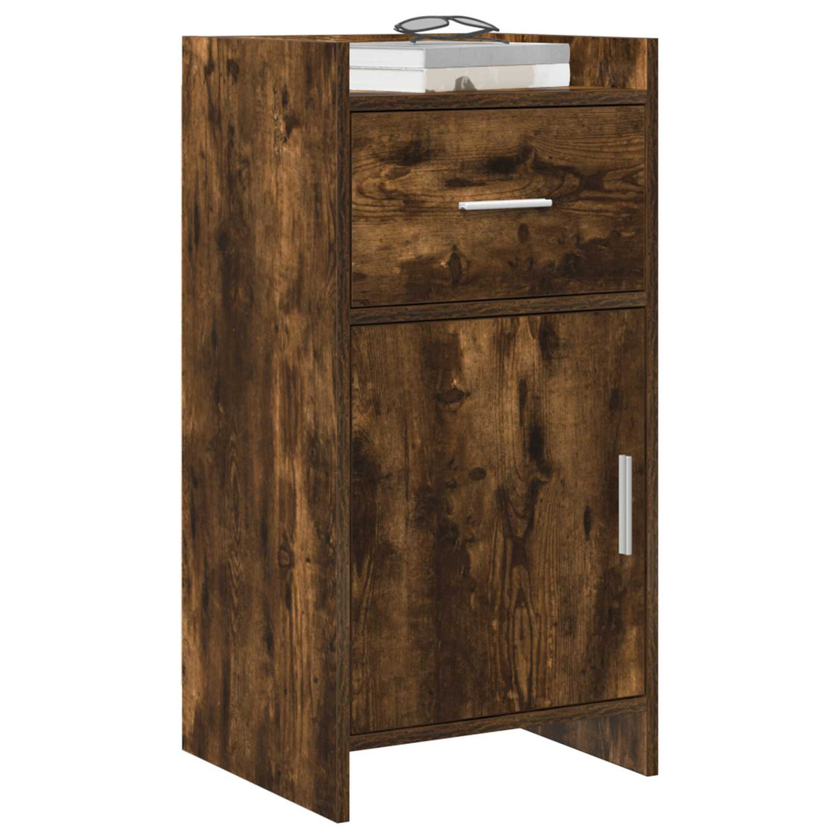 Vidaxl dressoir gerookt eiken 40 x 36 x 80 cm bewerkt hout