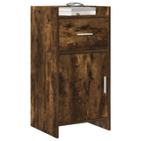 Vidaxl dressoir gerookt eiken 40 x 36 x 80 cm bewerkt hout
