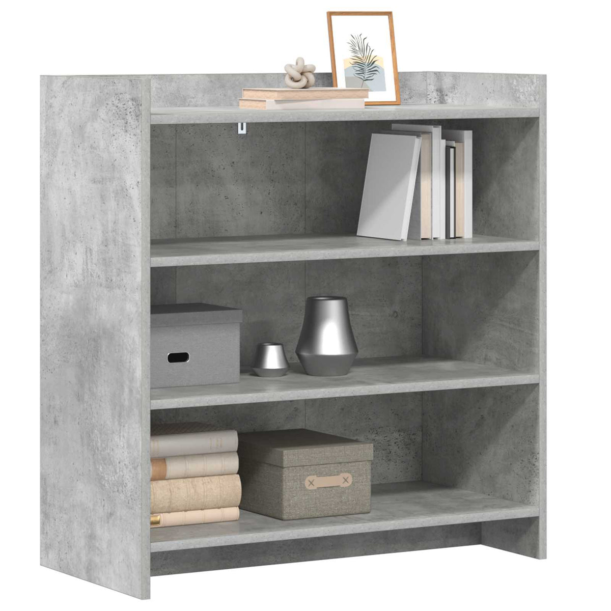 Vidaxl dressoir betongrijs 75 x 36 x 80 cm bewerkt hout