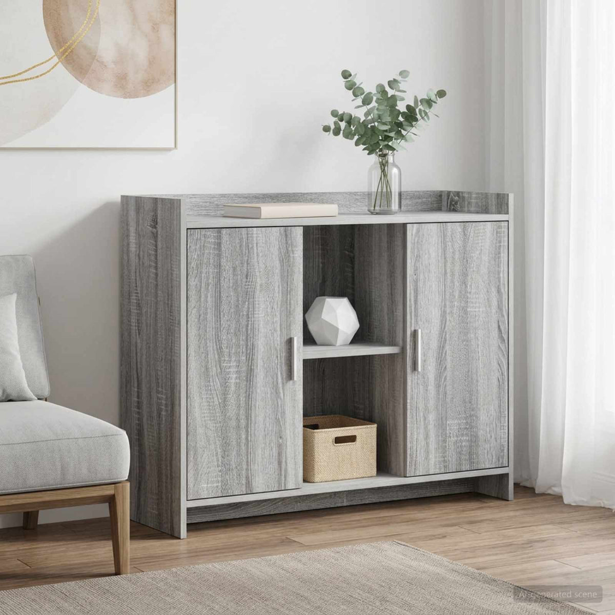 Vidaxl dressoir 98,5 x 33 x 80 cm pb