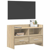 Vidaxl tv-kast 71,5 x 33 x 47 cm sonoma eiken bewerkt hout