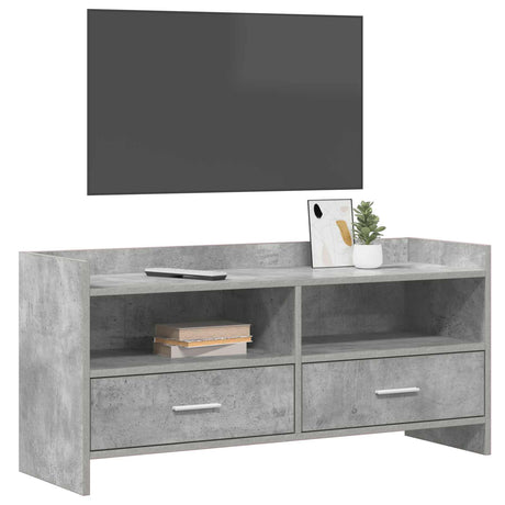 Vidaxl tv-kast 100 x 33 x 47 cm betongrijs bewerkt hout