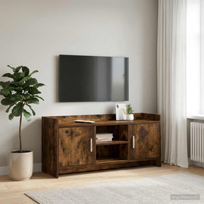 Vidaxl tv-kast 102 x 33 x 47 cm gerookt eiken bewerkt hout