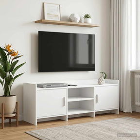 Vidaxl tv-kast 130 x 33 x 47 cm wit bewerkt hout