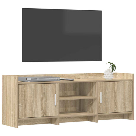 Vidaxl tv-kast 130 x 33 x 47 cm sonoma eiken bewerkt hout
