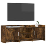 Vidaxl tv-kast 130 x 33 x 47 cm gerookt eiken bewerkt hout
