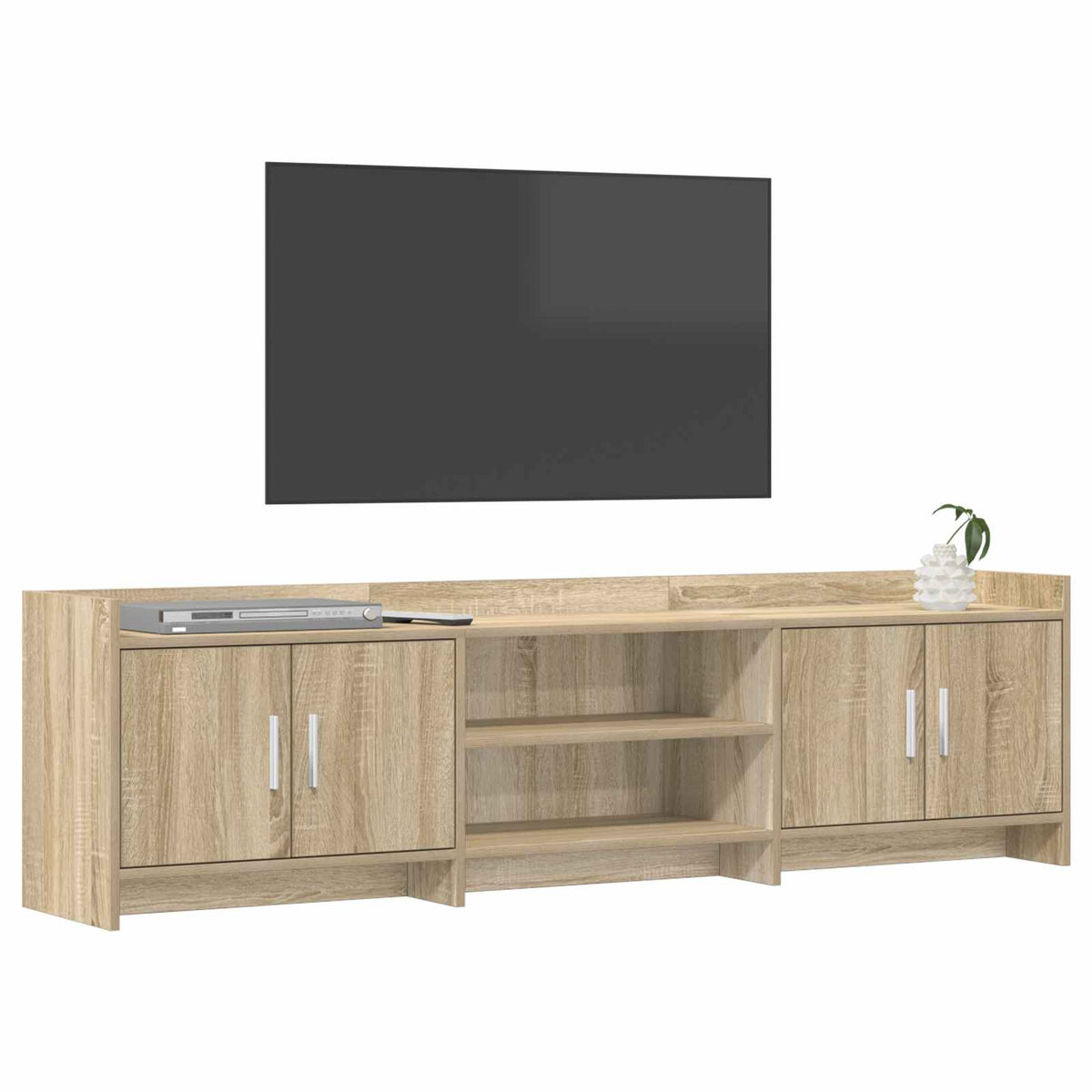 Vidaxl tv-kast 168 x 33 x 47 cm sonoma eiken bewerkt hout