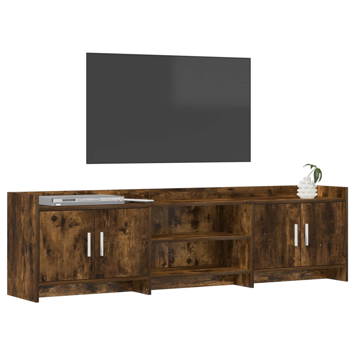 Vidaxl tv-kast 168 x 33 x 47 cm gerookt eiken bewerkt hout