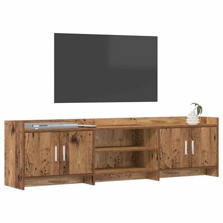 Vidaxl tv-kast 168 x 33 x 47 cm oud hout bewerkt hout