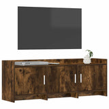 Vidaxl tv-kast 130 x 33 x 47 cm gerookt eiken bewerkt hout