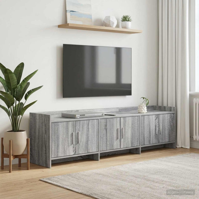 Vidaxl tv-kast 168 x 33 x 47 cm grijs sonoma bewerkt hout