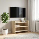 Vidaxl tv-kast 60 x 33 x 47 cm sonoma eiken bewerkt hout