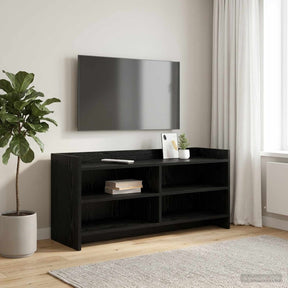 Vidaxl tv-kast 100 x 33 x 47 cm zwart eiken bewerkt hout
