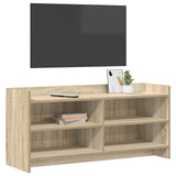 Vidaxl tv-kast 100 x 33 x 47 cm sonoma eiken bewerkt hout