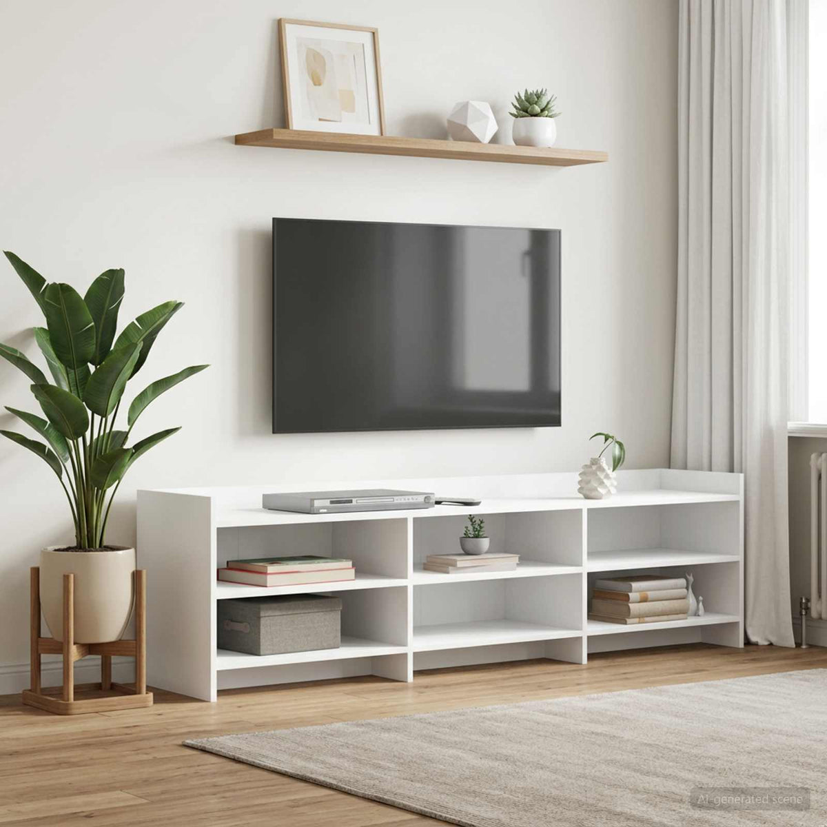 Vidaxl tv-kast 168 x 33 x 47 cm wit bewerkt hout
