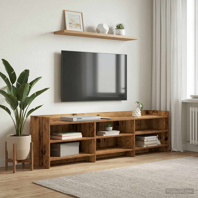 Vidaxl tv-kast 168 x 33 x 47 cm oud hout bewerkt hout