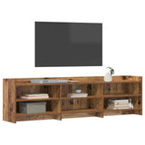 Vidaxl tv-kast 168 x 33 x 47 cm oud hout bewerkt hout