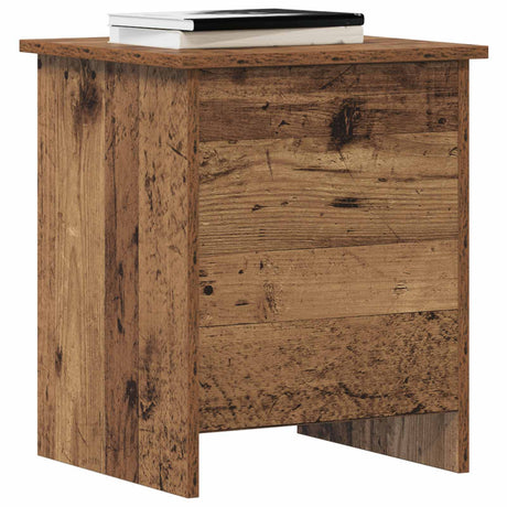 Vidaxl opbergkist met opslag oud hout 40 x 40 x 50 cm bewerkt hout