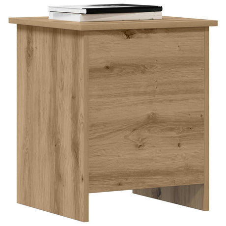 Vidaxl opbergkist artisanaal eiken 40 x 40 x 50 cm bewerkt hout