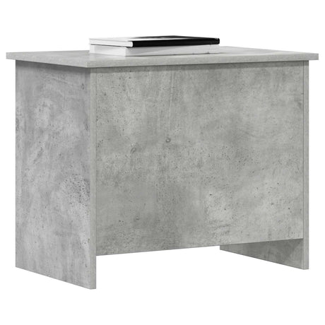 Vidaxl opbergkist met opslag betongrijs 60 x 40 x 50 cm bewerkt hout
