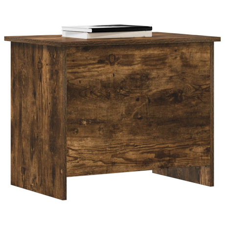 Vidaxl opbergkist gerookt eiken 60 x 40 x 50 cm bewerkt hout