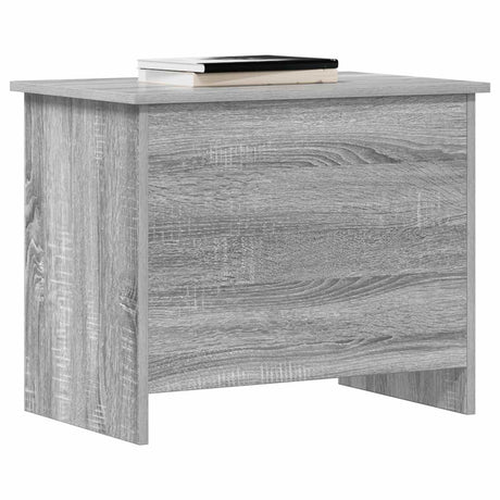 Vidaxl opbergkist met opslag grijs sonoma 60 x 40 x 50 cm bewerkt hout