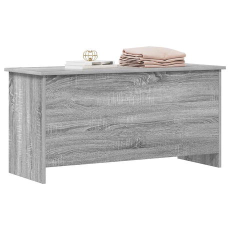 Vidaxl opbergkist grijs sonoma 100 x 40 x 50 cm bewerkt hout