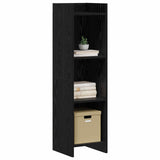 Vidaxl boekenkast zwart eiken 30 x 30 x 111 cm bewerkt hout