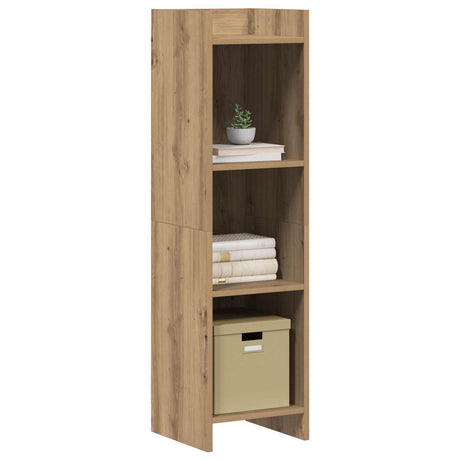 Vidaxl boekenkast 3-laags 30 x 30 x 111 cm artisanaal eiken