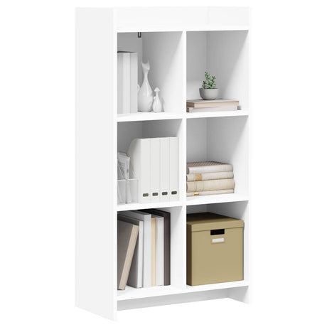Vidaxl boekenkast wit 59 x 30 x 111 cm bewerkt hout