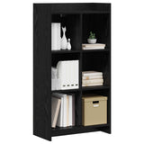 Vidaxl boekenkast zwart eiken 59 x 30 x 111 cm bewerkt hout