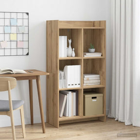 Vidaxl boekenkast 6-laags 59 x 30 x 111 cm bewerkt hout