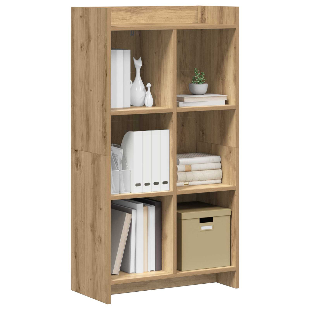 Vidaxl boekenkast 6-laags 59 x 30 x 111 cm bewerkt hout