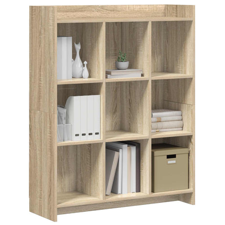 Vidaxl boekenkast sonoma eiken 87,5 x 30 x 111 cm bewerkt hout