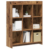 Vidaxl boekenkast oud hout 87,5 x 30 x 111 cm bewerkt hout