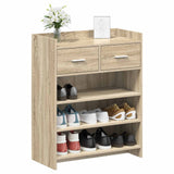 Vidaxl schoenenkast 73,5 x 36 x 92 cm bewerkt hout sonoma eiken