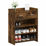 Vidaxl schoenenkast 73,5 x 36 x 92 cm bewerkt hout gerookt eiken