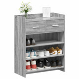 Vidaxl schoenenkast 73,5 x 36 x 92 cm bewerkt hout grijs sonoma