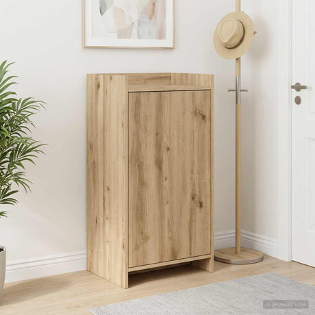 Vidaxl schoenenkast 48 x 36 x 92 cm bewerkt hout artisanaal eiken