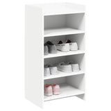 Vidaxl schoenenkast met opslag wit 48 x 36 x 92 cm bewerkt hout