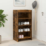 Vidaxl schoenenkast gerookt eiken 48 x 36 x 92 cm bewerkt hout