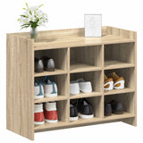 Vidaxl schoenenkast sonoma eiken 85 x 39,5 x 70 cm bewerkt hout