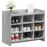 Vidaxl schoenenkast grijs sonoma 85 x 39,5 x 70 cm bewerkt hout