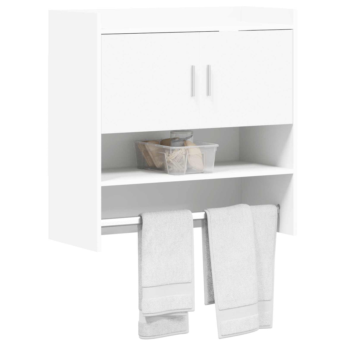 Vidaxl wandplank muurmontage wit 80 x 36 x 80 cm bewerkt hout