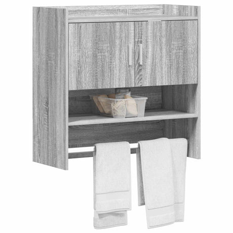 Vidaxl wandplank muurmontage grijs sonoma 80 x 36 x 80 cm bewerkt hout