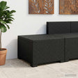 Vidaxl eénpersoons tuinbank rattan look pp antraciet
